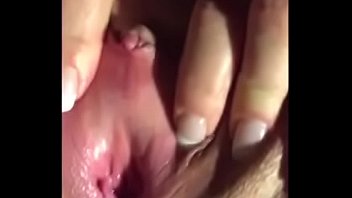 Caught milf playing with wet tight pussy. Big dick engulfing  squirting pussy masterbation. Rubbing her  Clit