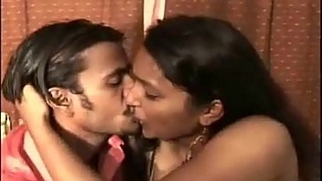 Indian couple enjoy passionate foreplay