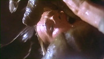 The Giant Space Maggot Attacking Naked Beauty Scene 15